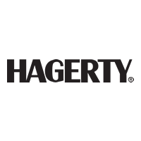 Hagerty Insurance logo, black letters on white background