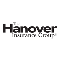 The Hanover Insurance Group logo, white background with black letters